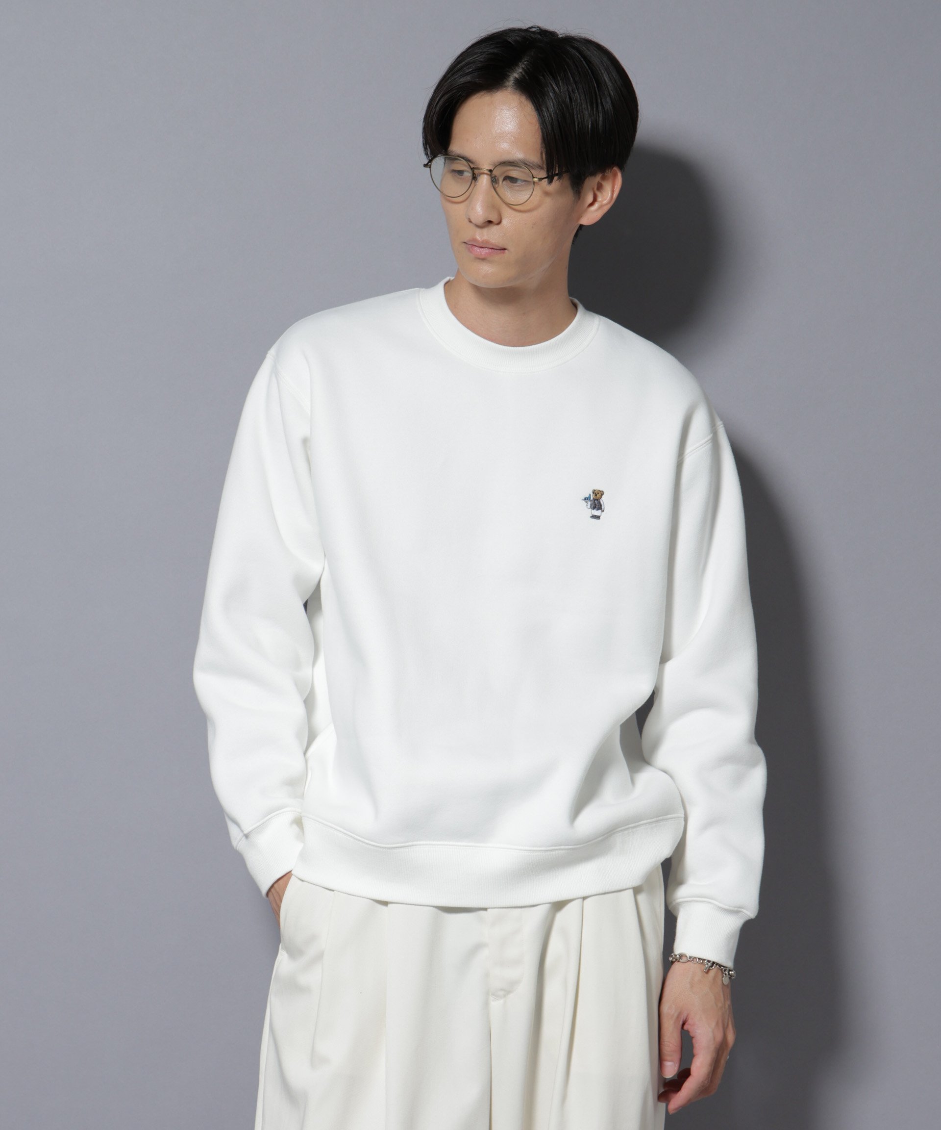 NANO universe ナノベア 裏起毛スウェット レストラン ナノユニバース トップス カットソー・Tシャツ