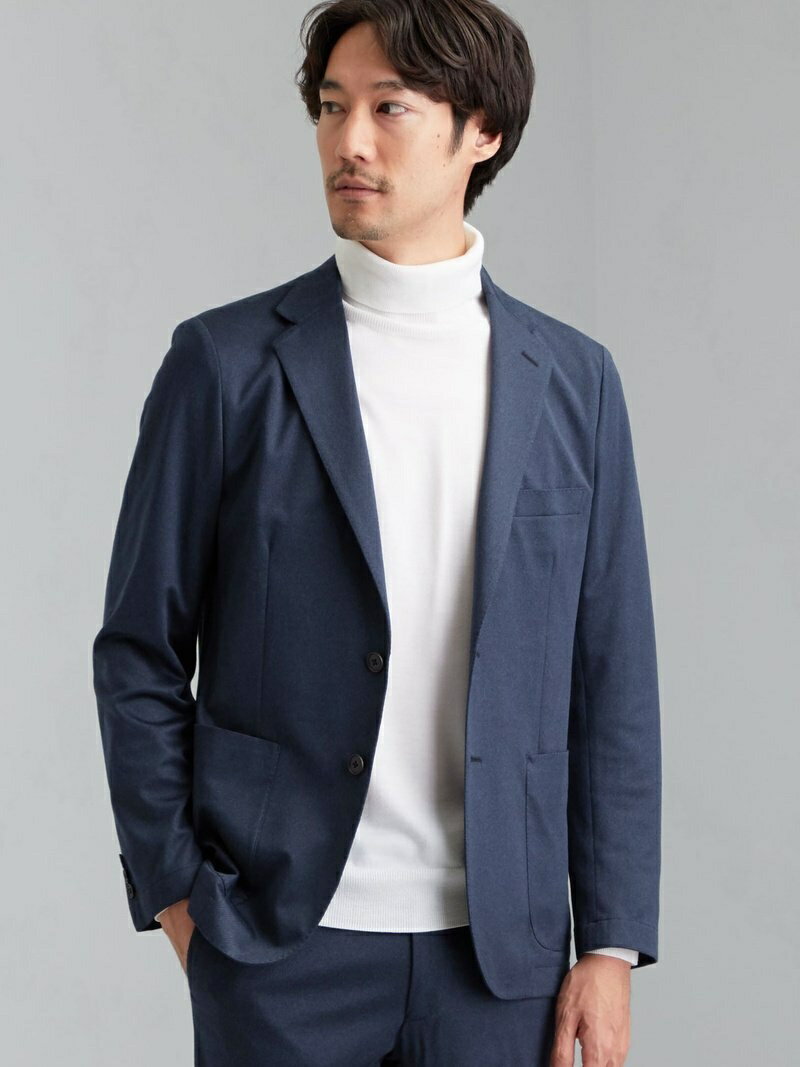 【SALE／60%OFF】UNITED ARROWS green label relaxing ＜ 手洗い可 ＞ PE ツイル 無地 2B NT 2PP- セットアップ ジャケット ユナイテッドアローズ アウトレット コート/ジャケット テーラードジャケット ネイビー ブラック【送料無料】