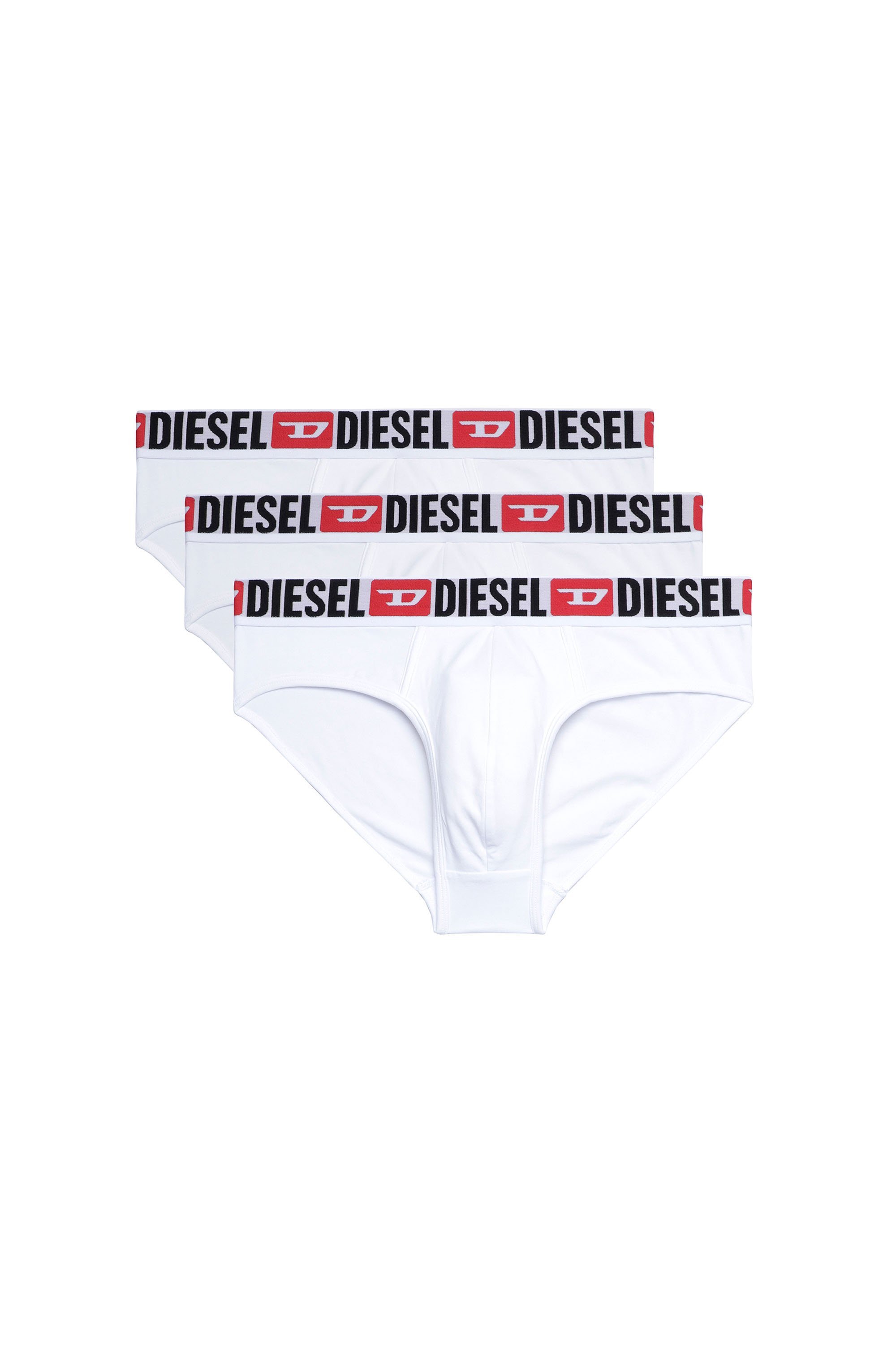 ディーゼル ブリーフ DIESEL メンズ アンダーウェア ブリーフ 3枚セット ディーゼル インナー・ルームウェア その他のインナー・ルームウェア ホワイト ブラック レッド【送料無料】