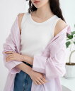 WEGO LADY'S シンプルタンク ウィゴー トップス ノースリーブ・タンクトップ ホワイト ブラック