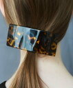 IRIS47 IRIS 47/bekko wide barrette フォブ ヘアアクセサリー バレッタ・ヘアクリップ・ヘアピン ブラウン【送料無料】