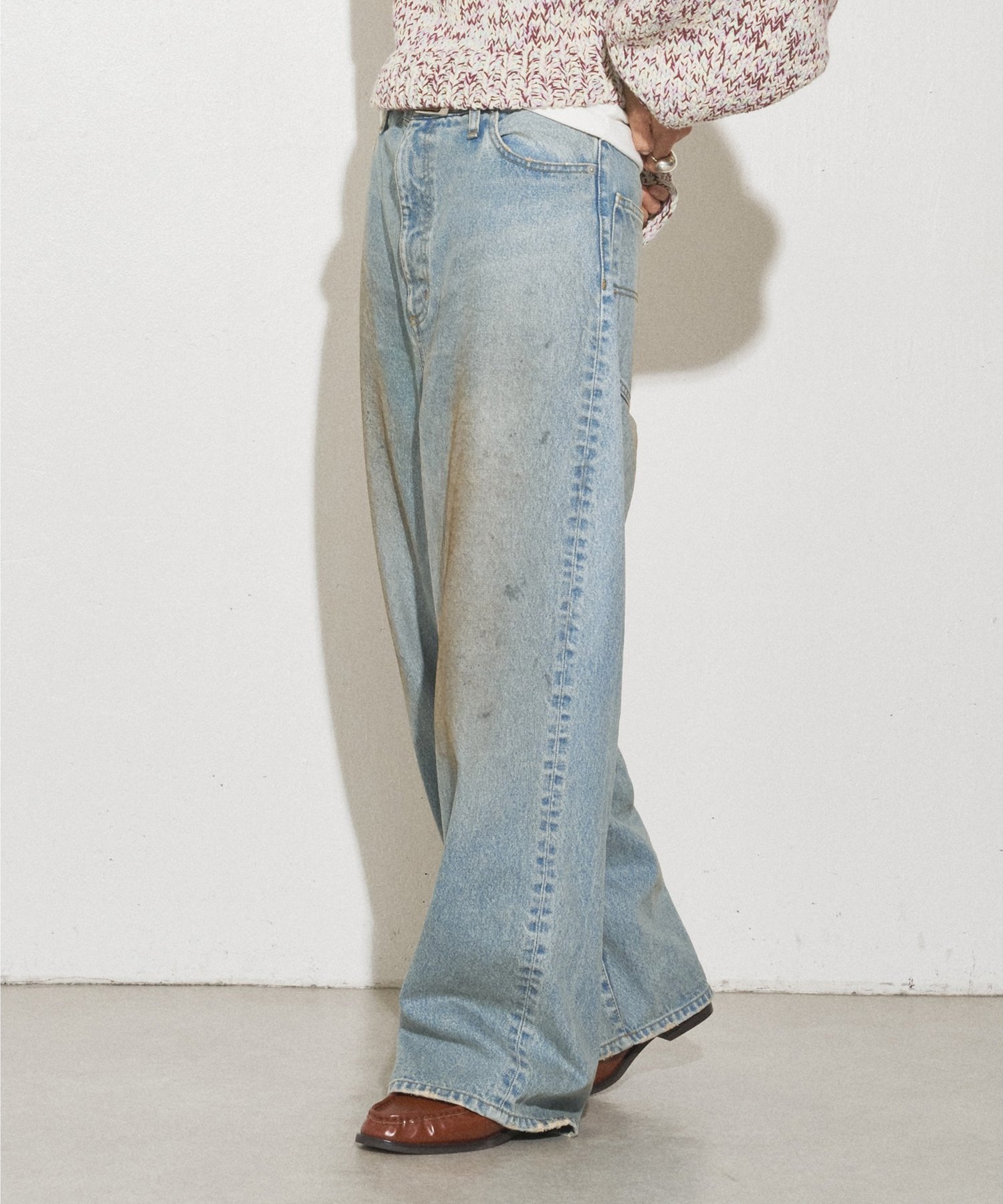 Whim Gazette 【GEMINI】ダスティDENIM ウィム ガゼット パンツ ジーンズ・デニムパンツ ブルー
