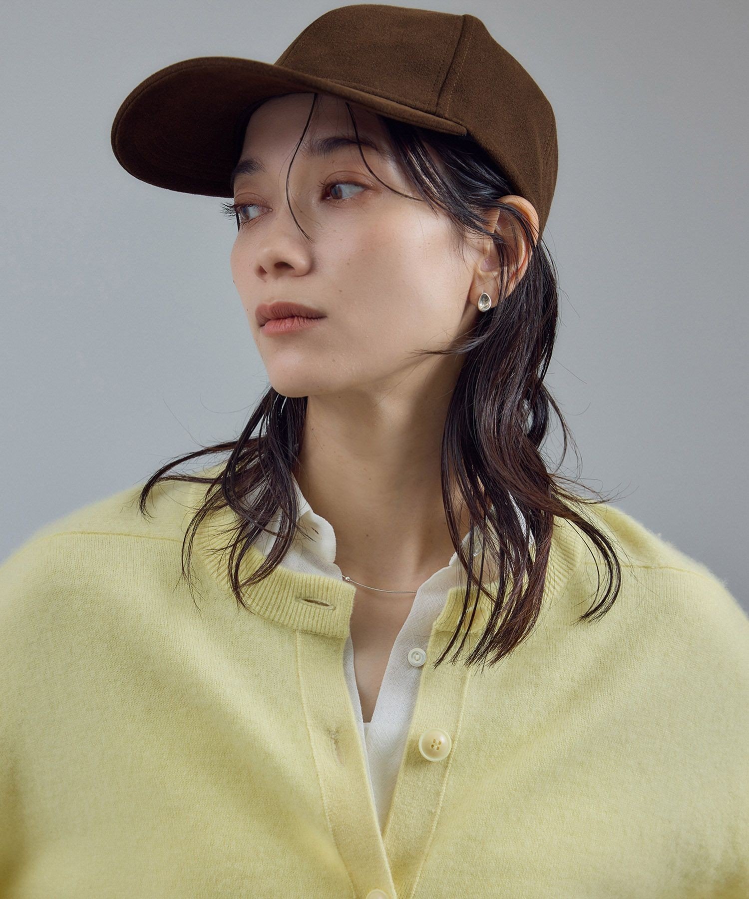 【SALE／40%OFF】SALON adam et rope' Ultrasuede(R) cap / キャップ サロン アダム エ ロペ 帽子 キャップ ベージュ【送料無料】