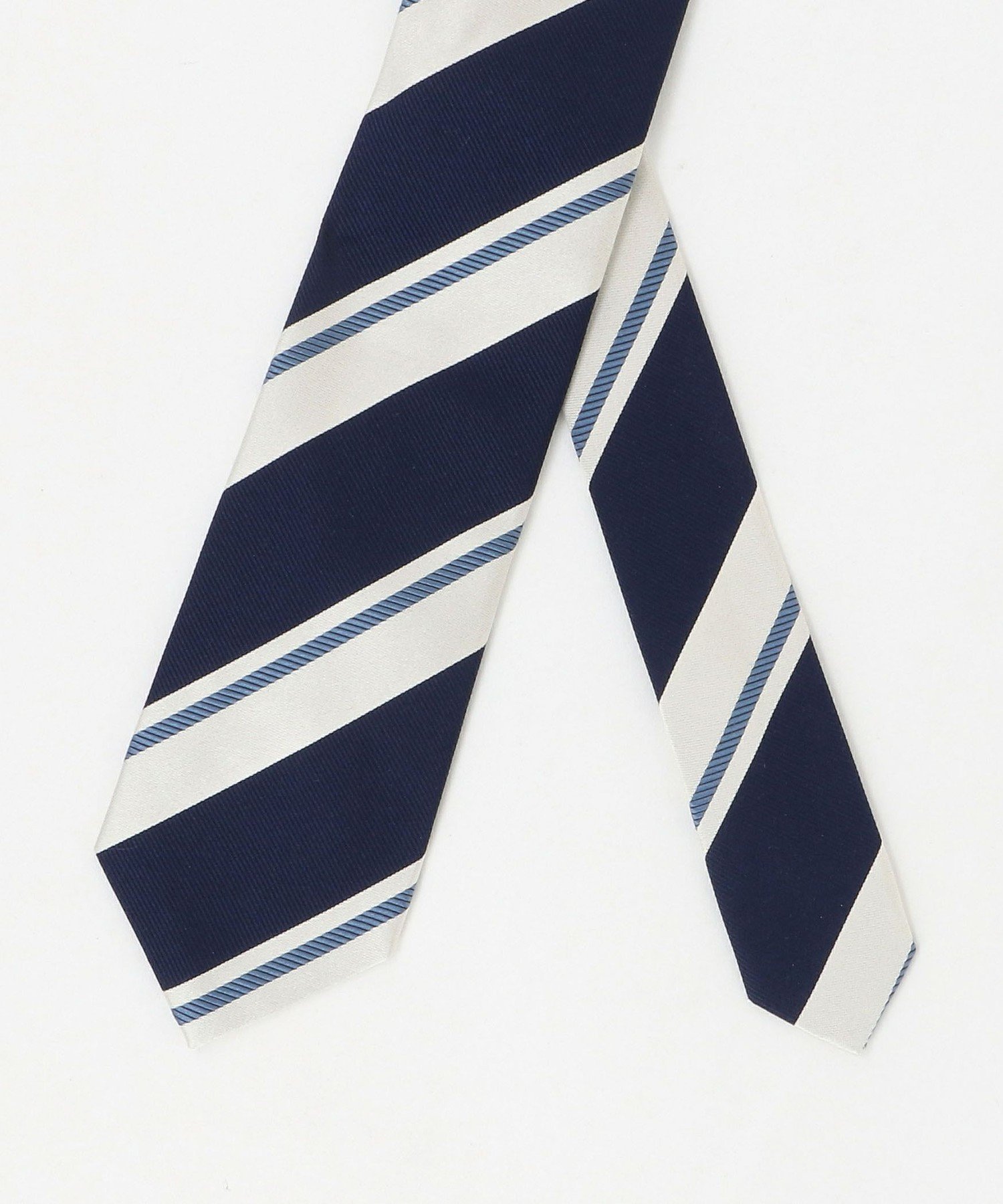 UNITED ARROWS ネイビー マルチストライプ ネクタイ ユナイテッドアローズ スーツ・フォーマル ネクタイ・蝶ネクタイ ネイビー【送料無料】