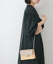 【SALE/50%OFF】Sonny Label スクエアショルダーバッグ サニーレーベル バッグ ショルダーバッグ ブラック ベージュ【送料無料】