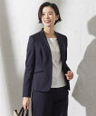 【SALE/40%OFF】J.PRESS 【セットアップ対応・洗える・抗菌防臭】T/Cポンチ ノーカラー ジャケット ジェイプレス ジャケット・アウター ノーカ...
