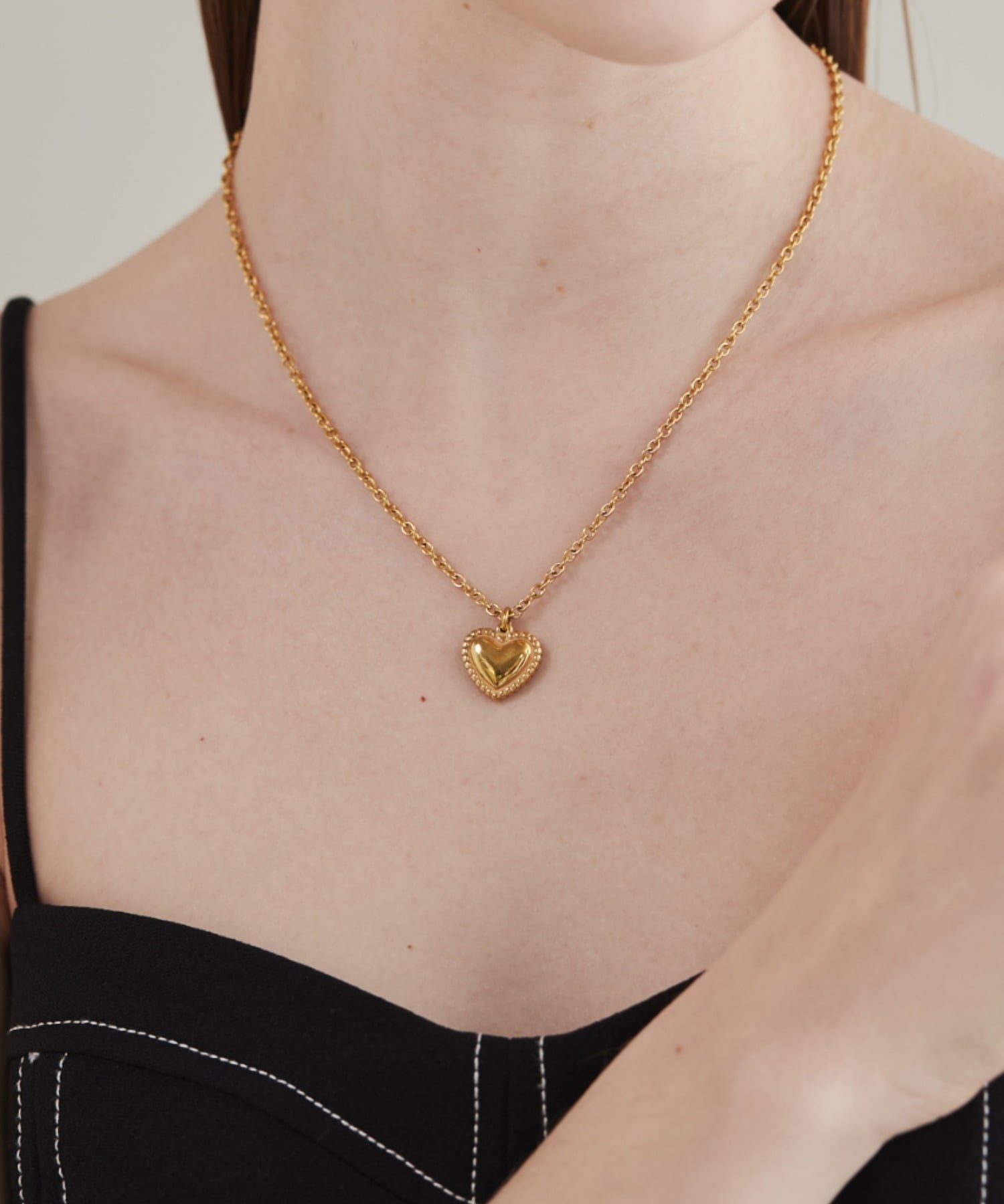 【SALE／28%OFF】ciite' 【 金属アレルギー対応 】 ハートネックレス サージカルステンレス シーテ アクセサリー・腕時計 ネックレス シルバー ゴールド