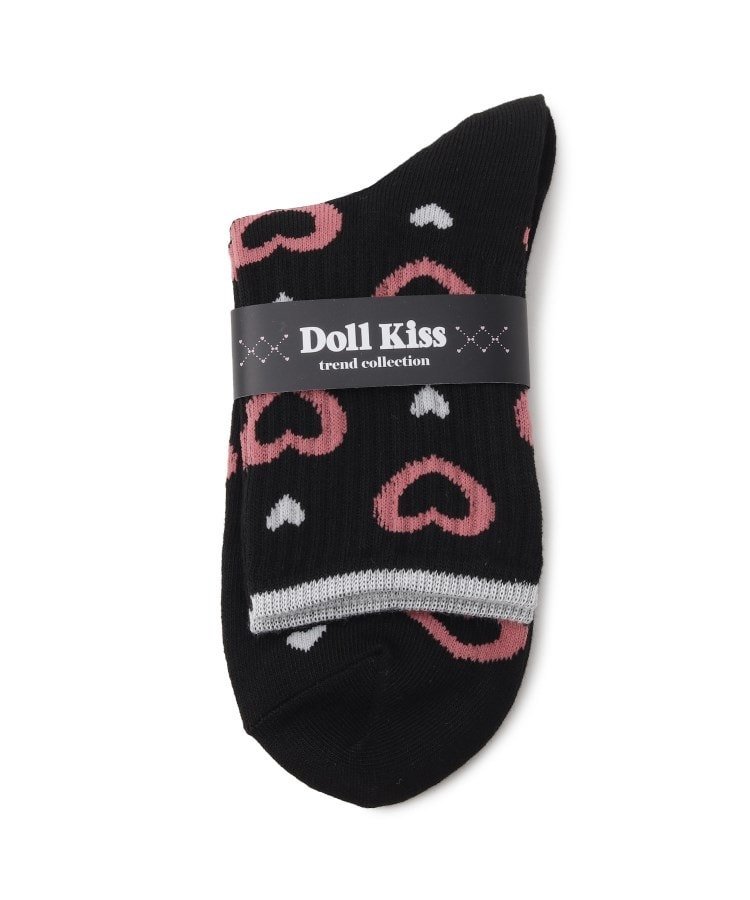 【SALE／20%OFF】Doll Kiss ハートソックス エスペランサ 靴下・レッグウェア 靴下 ブラック