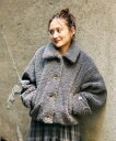 【SALE/50%OFF】FREAK'S STORE ボアショートジャケット 24AW フリークスストア ジャケット・アウター ブルゾン・ジャンパー グレー ブ...