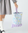 SHIPS Colors SHIPS Colors:フラワー キルティング シューズ バッグ(上履き入れ)◇ シップス バッグ その他のバッグ パープル