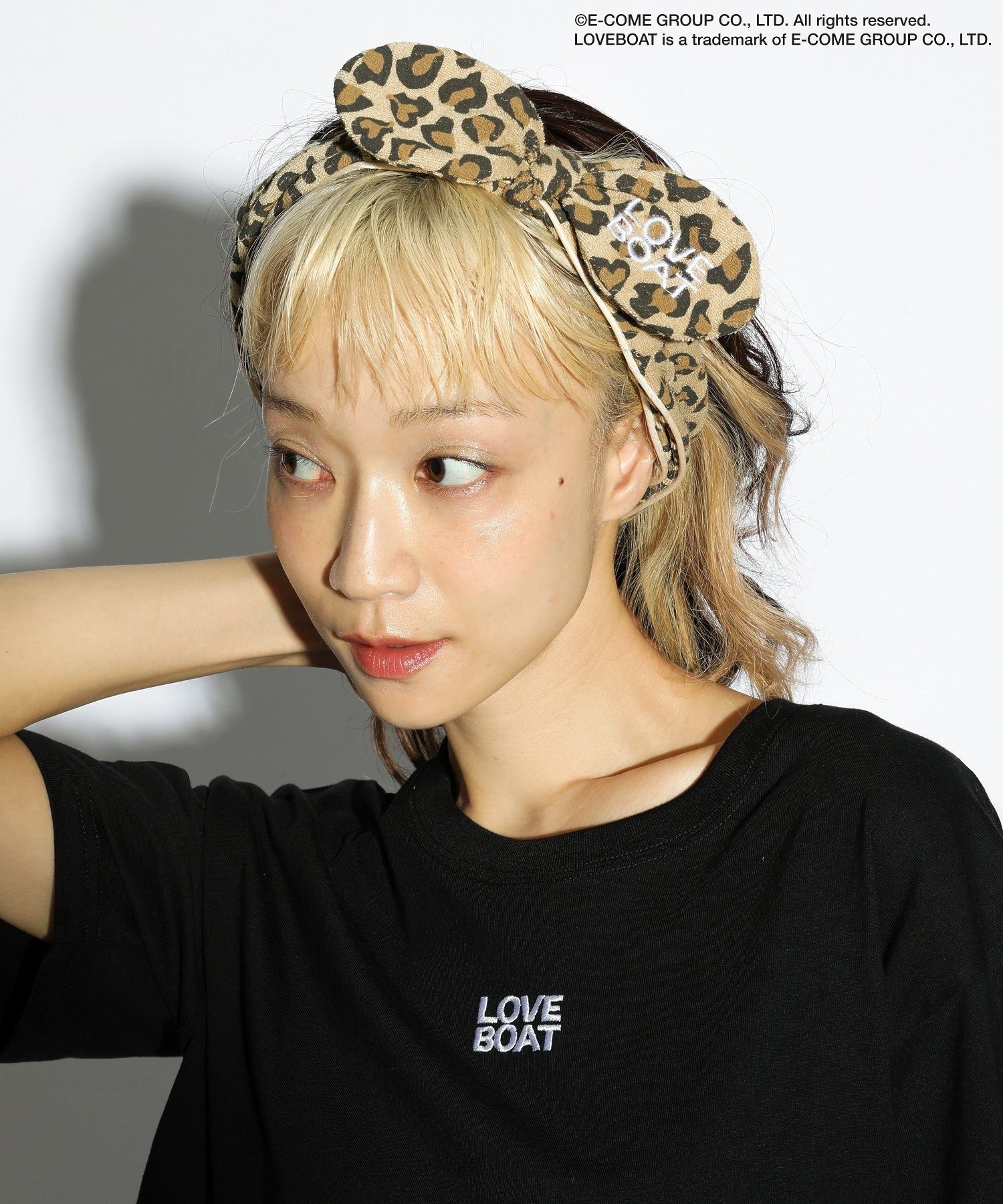 【SALE／50%OFF】Green Parks ■LOVEBOAT レオパードヘアバンド グリーンパークス ヘアアクセサリー その他のヘアアクセサリー グリーン