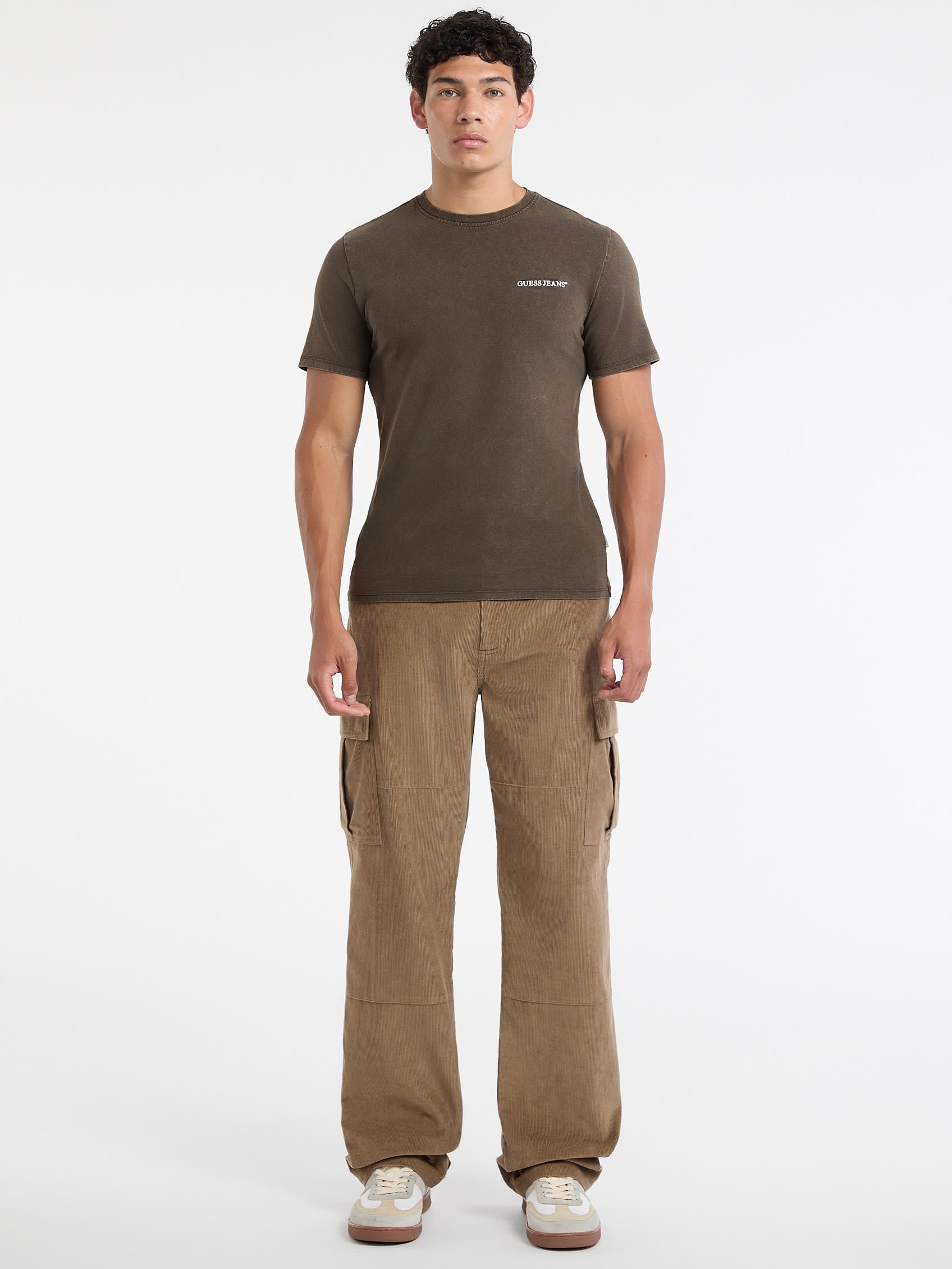 GUESS JEANS カーゴパンツ (M)GUESS JEANS Cargo Chino ゲス パンツ カーゴパンツ ブラウン