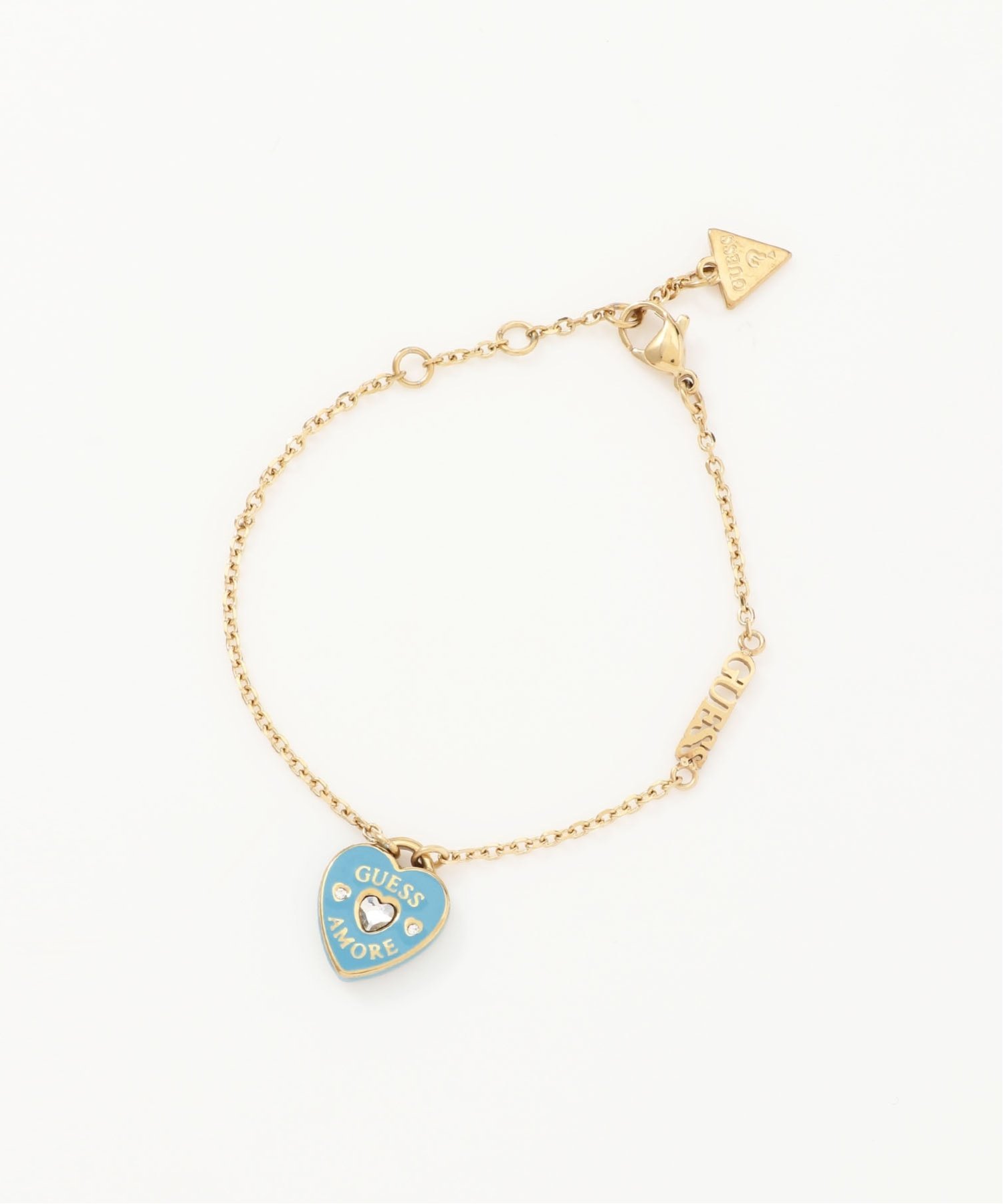 GUESS GUESS アクセサリー ブレスレット (W)GUESS AMORE 14MM BRACELET ゲス アクセサリー・腕時計 ブレスレット・バングル ブルー ホワイト【送料無料】