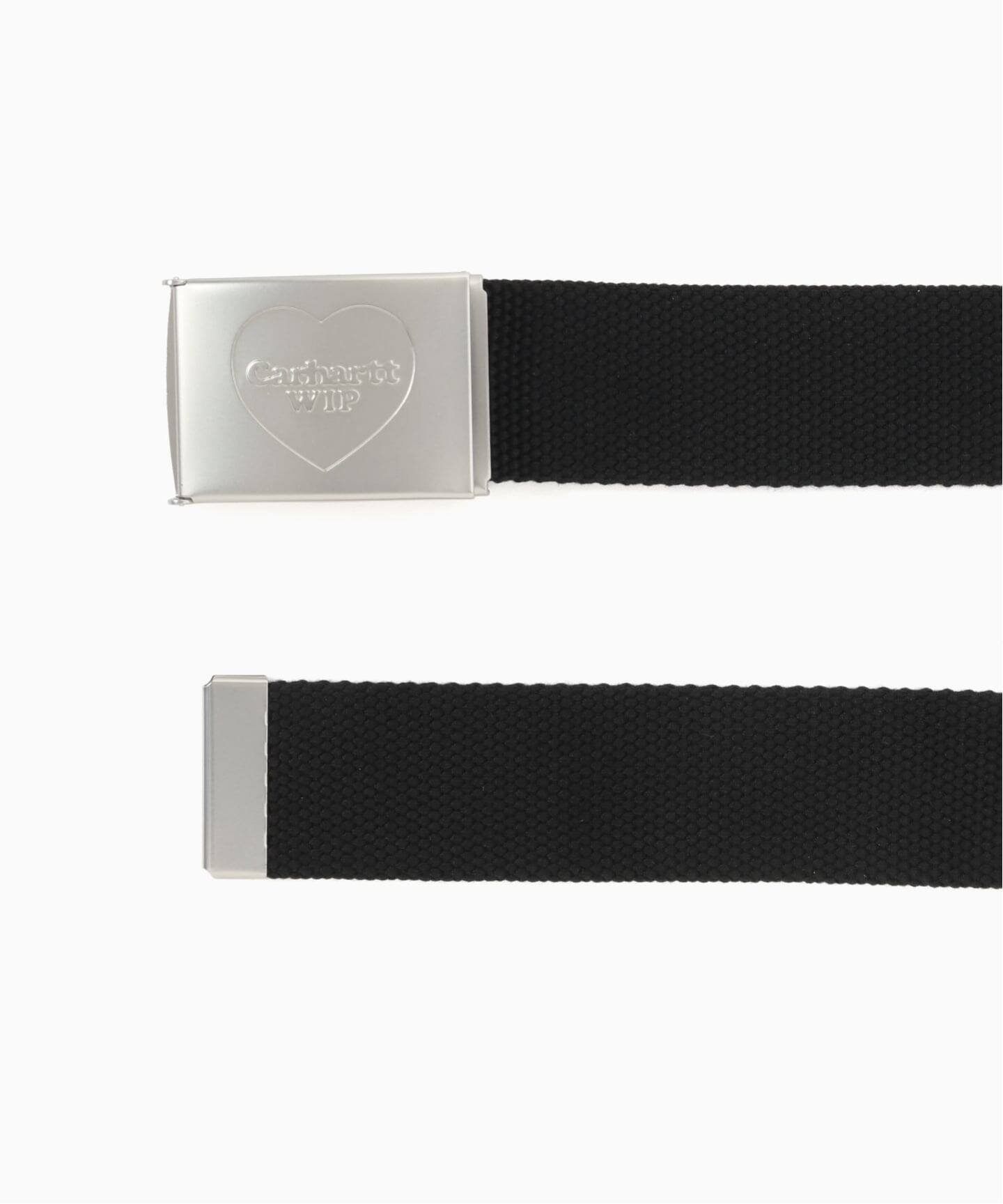 JOINT WORKS CARHARTT WIP / カーハート ダブリューアイピー HEART CLIP BELT ジョイントワークス ファッション雑貨 ベルト ブラウン ブラック【送料無料】