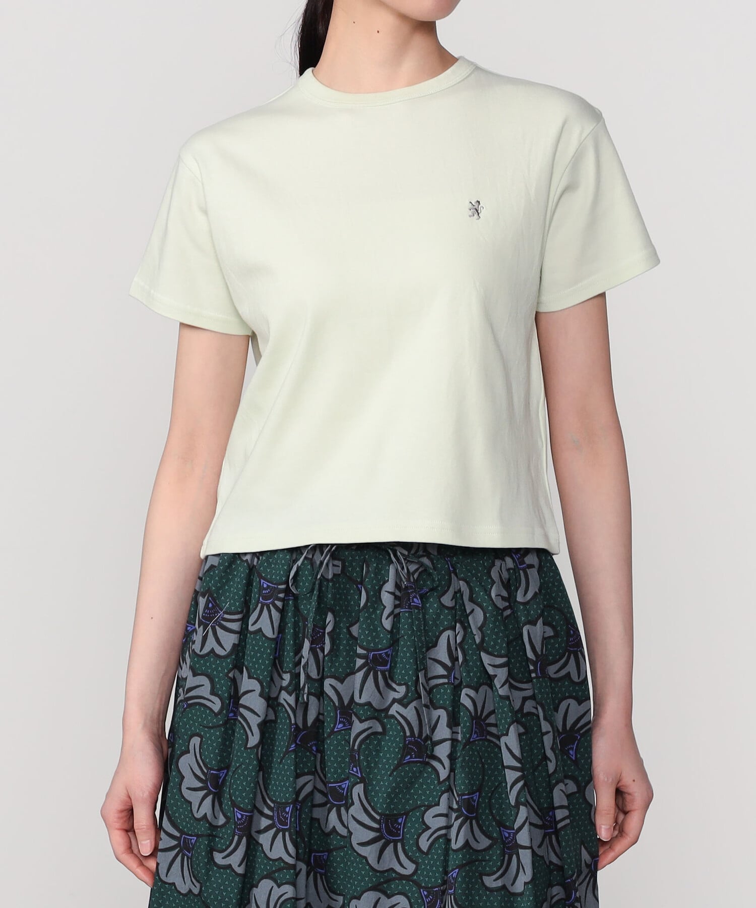Bshop Gymphlex ｜ スムースコットン コンパクトTシャツ WOMEN ビショップ トップス カットソー・Tシャツ グレー