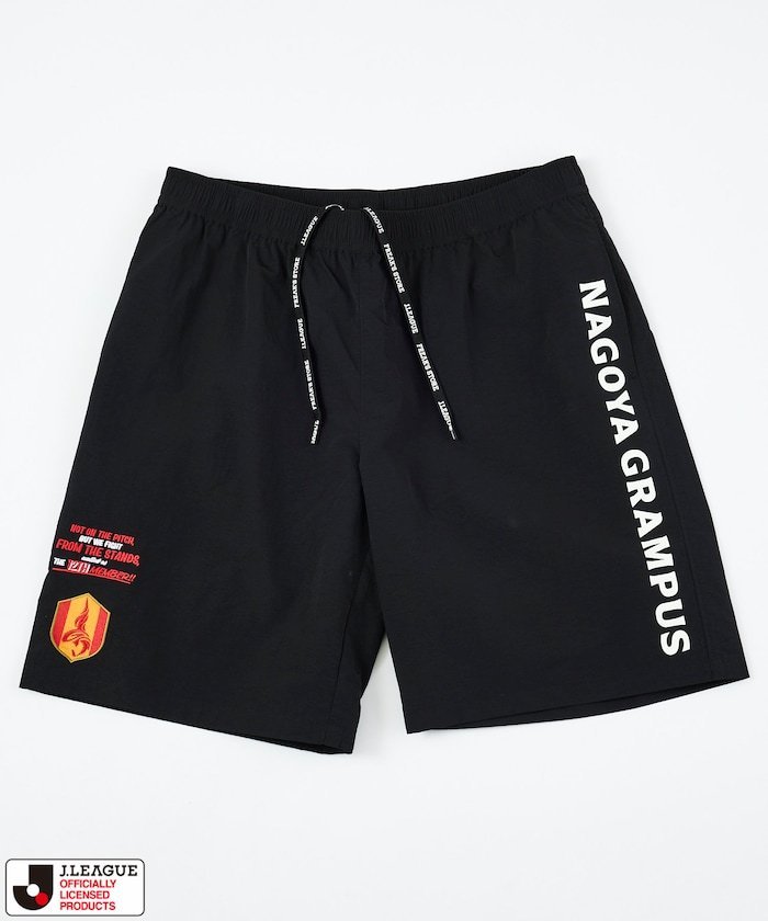 J.LEAGUE × FREAK'S STORE 別注 SUPPORTERS NYLON SHORTS 【名古屋グランパス】 フリークスストア パンツ その他のパンツ ブラック グレー