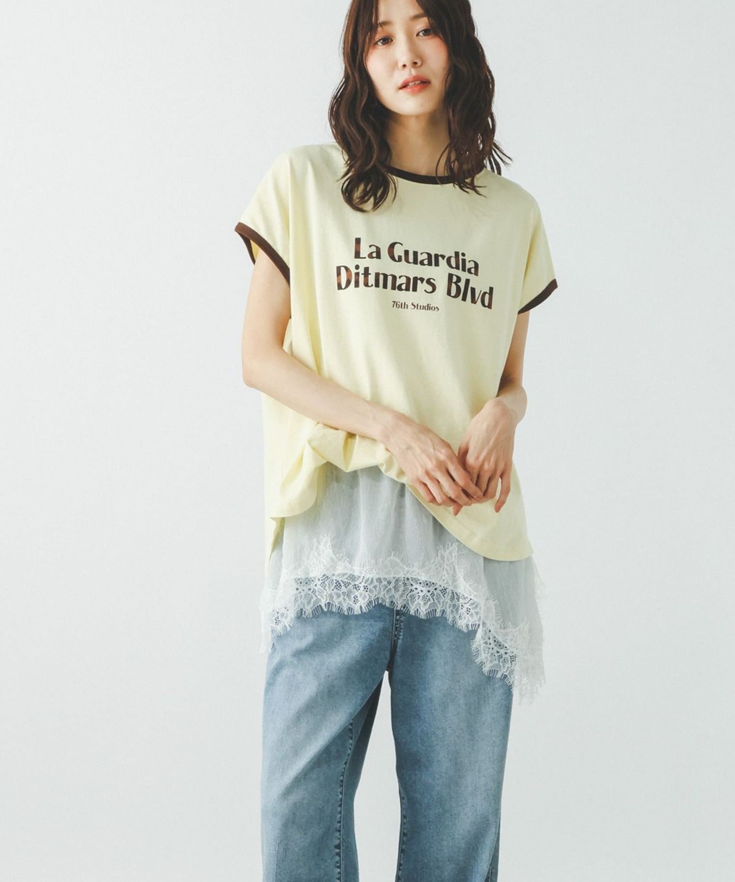 GLOBAL WORK ダブル刺繍マルチビスチェ/ベルト/796963 グローバルワーク トップス ベスト・ジレ ホワイト ブラック stylife-15713063 Rakuten Fashion サンプル画像2