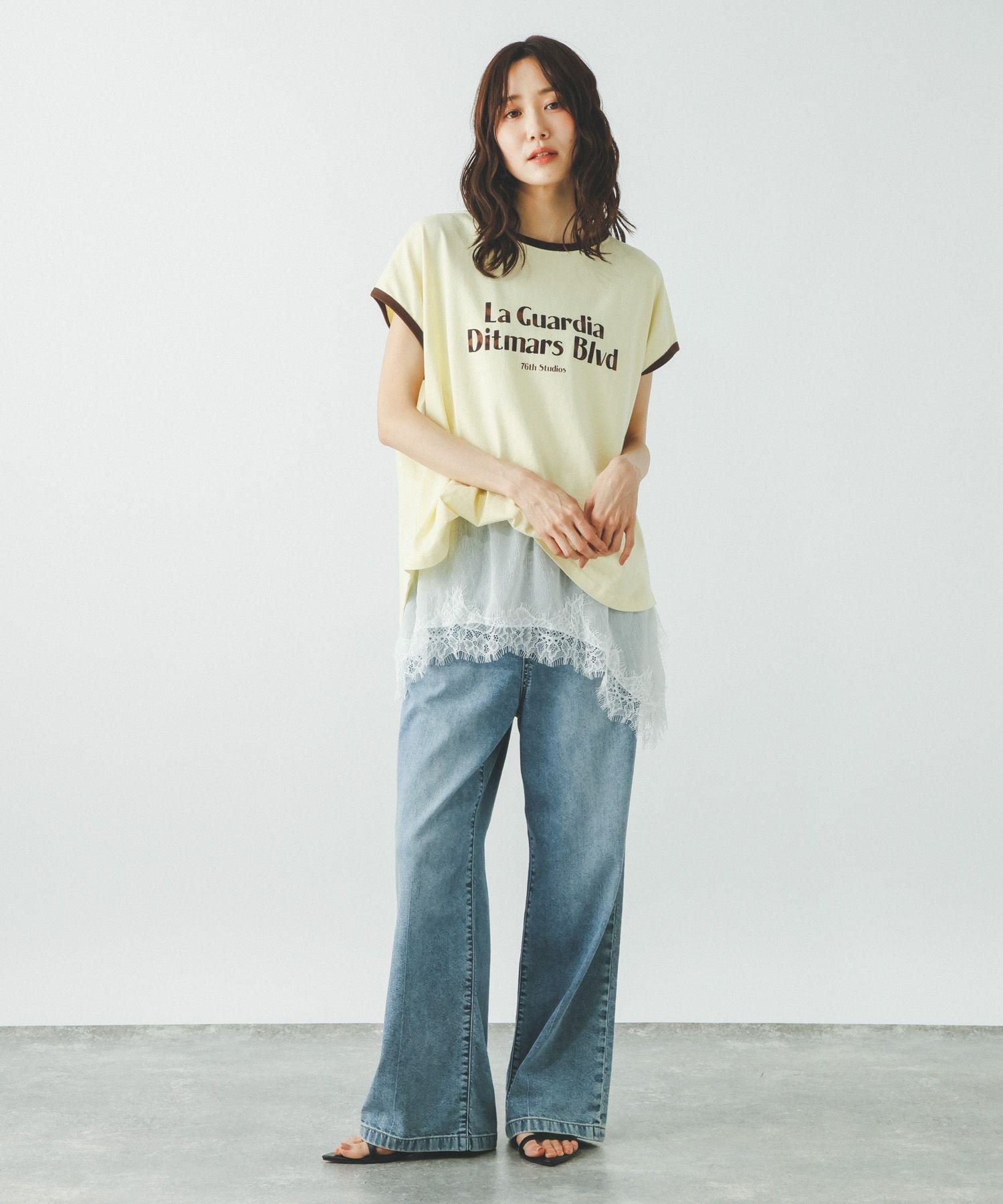 GLOBAL WORK ダブル刺繍マルチビスチェ/ベルト/796963 グローバルワーク トップス ベスト・ジレ ホワイト ブラック stylife-15713063 Rakuten Fashion サンプル画像3