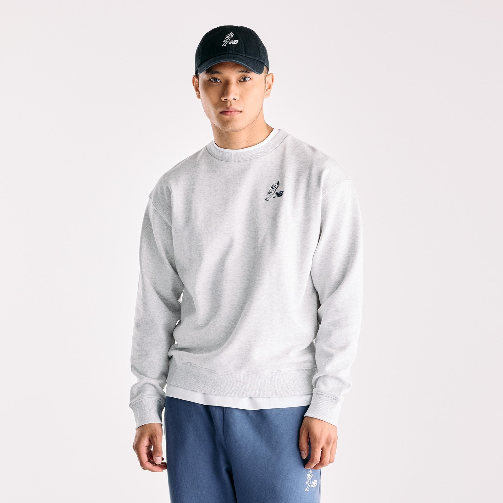 New Balance 大谷翔平オールウェイズオンロゴスウェットクルー ニューバランス トップス スウェット・トレーナー ブラック【送料無料】