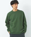 【SALE／15%OFF】UNITED ARROWS green label relaxing ソフトダンボール クルーネック トップス ユナイテッドアローズ グリーンレーベルリラクシング トップス スウェット・トレーナー グリーン グレー レッド ネイビー【送料無料】