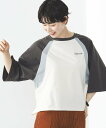 BEAMS HEART WOMEN BEAMS HEART / ラグラン配色 刺繍プルオーバー ビームス ハート トップス カットソー Tシャツ ブラック ピンク カーキ【送料無料】