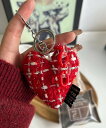 【SALE/40%OFF】WEGO LADY'S ツイードビッグハートキーホルダー ウィゴー インテリア・生活雑貨 その他のインテリア・生活雑貨 ブラック ピンク レッド
