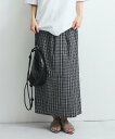 【SALE/30%OFF】VICKY フロントタックチェックスカート≪手洗い可能≫ ビッキー スカート その他のスカート ホワイト ブラック【送料無料】