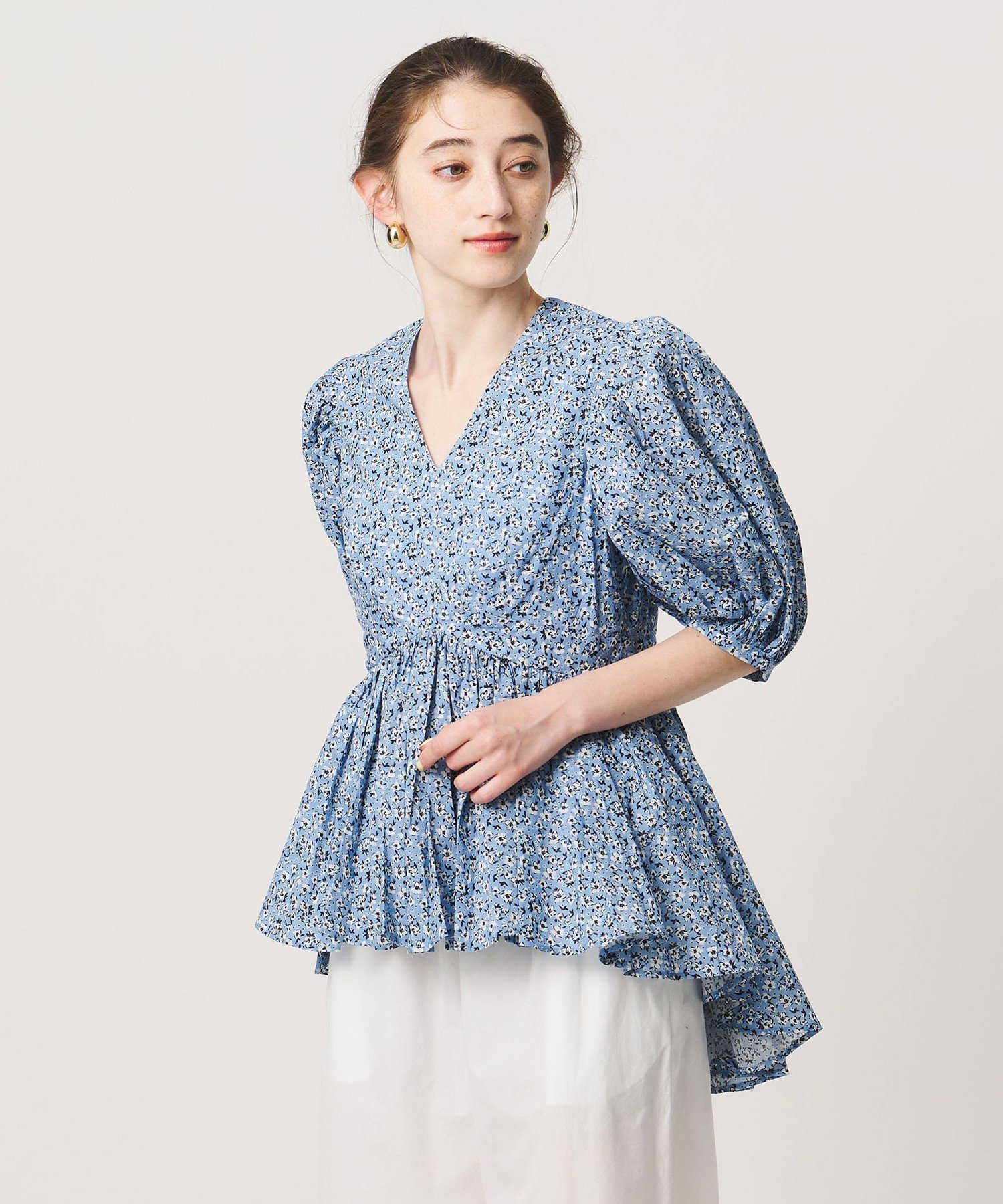 ＜MARIHA＞ラストダンスのブラウス プリント ユナイテッドアローズ トップス シャツ・ブラウス