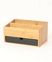 【SALE/20%OFF】aimoha home aimoha home/(W)木製2段メイク/小物/筆記用具なんでも収納ボックス アイモハ インテリア・生活雑...