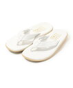 TOMORROWLAND GOODS ISLAND SLIPPER PT202 レザートングサンダル トゥモローランド シューズ・靴 サンダル ホワイト【送料無...