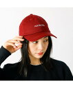 Rouge vif la cle 【FRUIT OF THE LOOM】ロゴキャップ / 刺繍 / FTL LOG ルージュ・ヴィフ ラクレ 帽子 ハット グリーン ネイビー レッド
