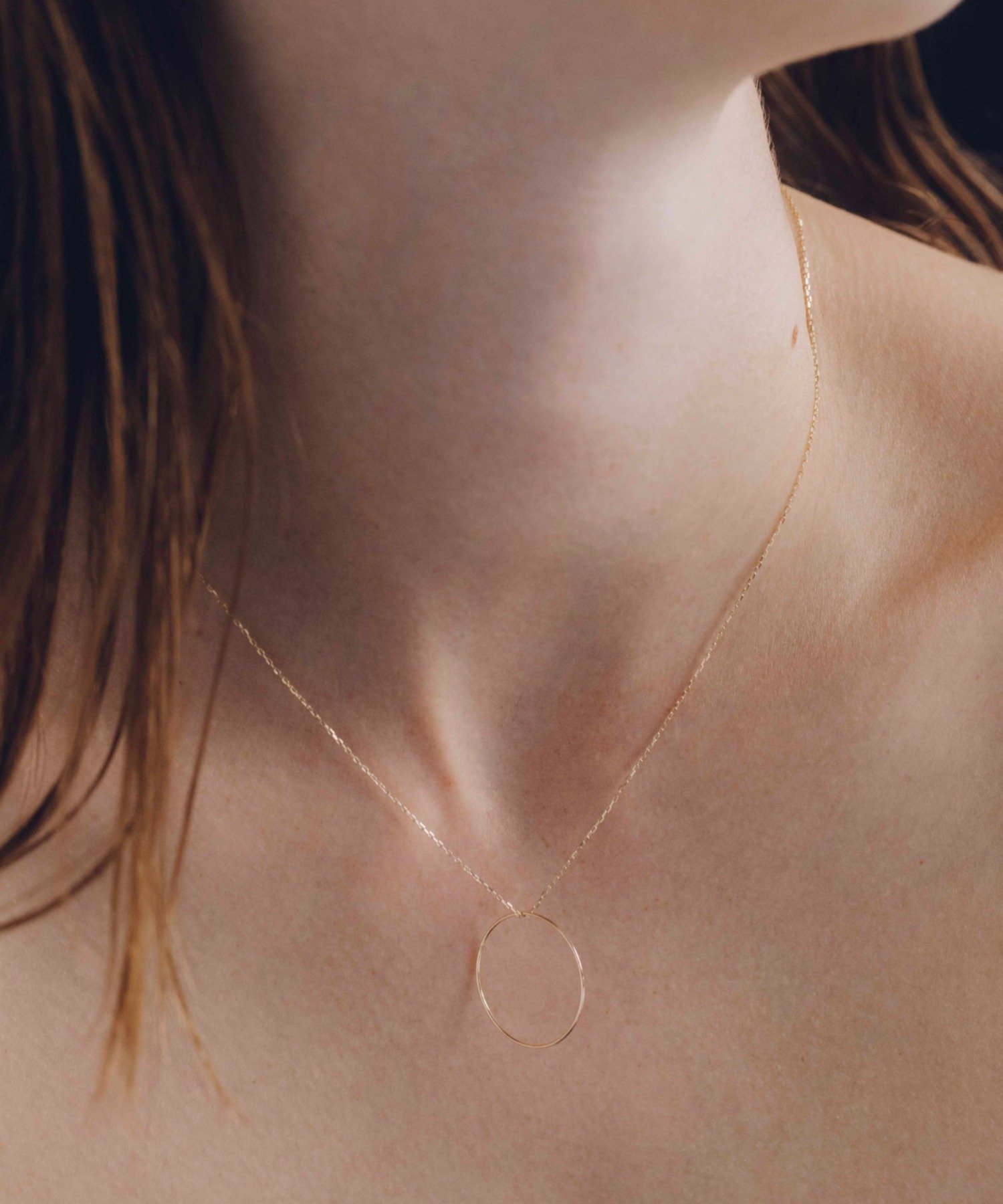 les bon bon les bonbon/Hoop necklace/ フープネックレス フォブ アクセサリー・腕時計 ネックレス ゴールド【送料無料】のサムネイル