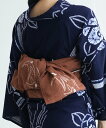 utatane utatane 綿麻 清江絞り 有松染め 兵児帯 ツバメ・バラ疋田・ツバメ 茶色 ウタタネ 着物・浴衣・和装小物 和装小物 ブラウン【送料無料】