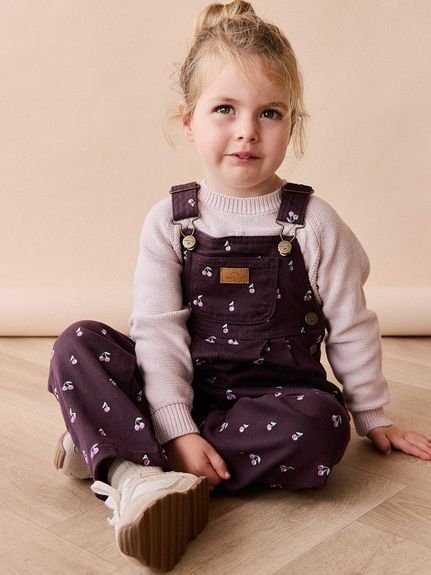 JAMIE KAY オーバーオールCherry Love Plum Embroidery ジェイミーケイ マタニティウェア・ベビー用品 ..