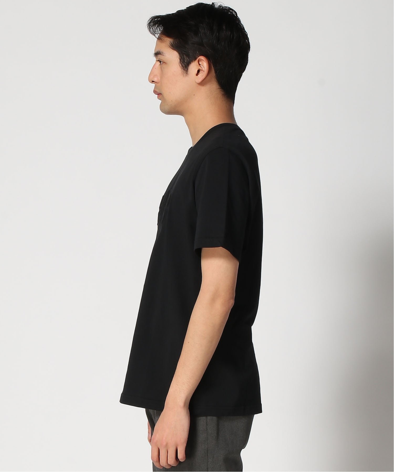 GUESS/(M)MEN'S S/Slv Tee Shirt カットソー Tシャツ ロゴTシャツ ゲス トップス カットソー・Tシャツ ブラック ホワイト