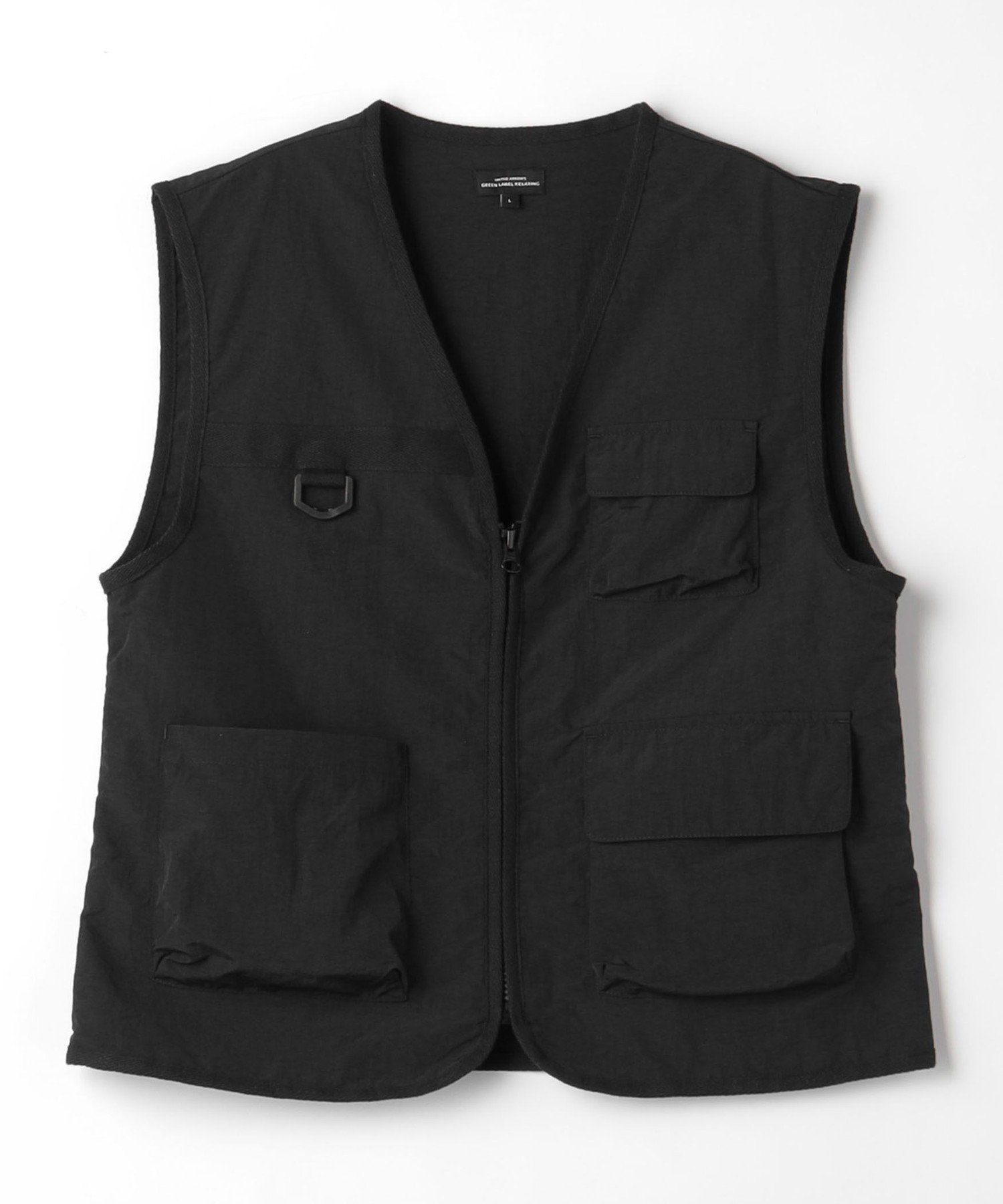 【SALE／80%OFF】UNITED ARROWS green label relaxing TJ H/A ベスト 150cm-160cm - UVカット - ユナイテッドアローズ アウトレット トップス ベスト・ジレ ベージュ ブラック