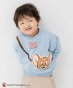 【SALE/10%OFF】トムとジェリー <トムとジェリー>裏毛トレーナー チルツー トップス スウェット・トレーナー ホワイト ブルー グリーン