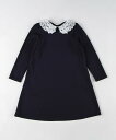 【SALE/10%OFF】COMME CA ISM フォーマル レース襟付きポンチ ワンピース(140-160cm) コムサイズム ワンピース・ドレス ワンピー...