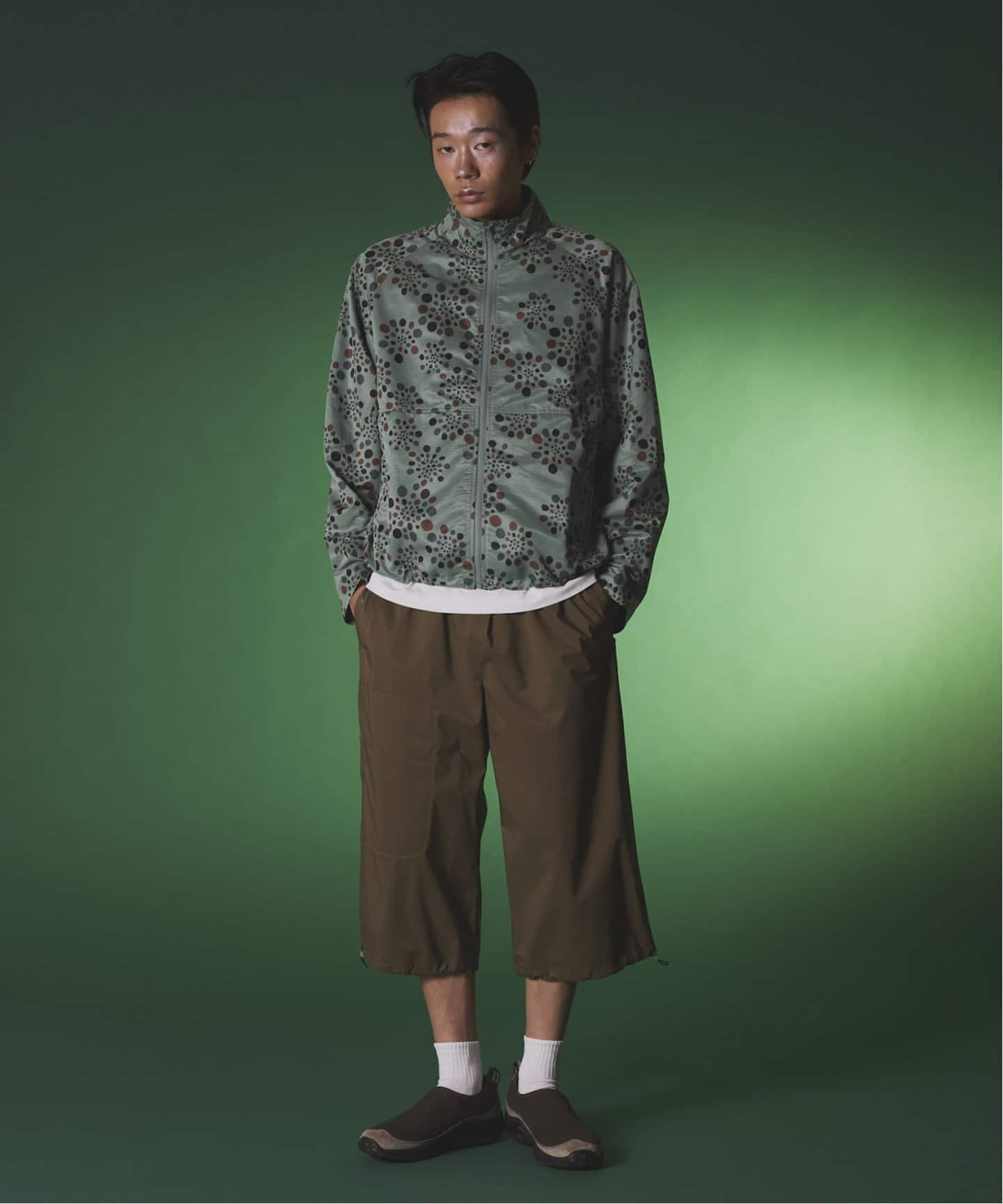 WISM 【MARMOT CAPITAL / マーモット キャピタル】CROPPED SHELL PANTS 25SSL3- 08 ウィズム パンツ その他のパンツ カーキグリーン ブラック【送料無料】