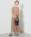 【SALE/50%OFF】BEAMS HEART WOMEN カーディガン * チュールワンピース (セットアイテム) ビームス アウトレット ワンピース・ドレス その他のワンピース・ドレス ベージュ ネイビー【送料無料】