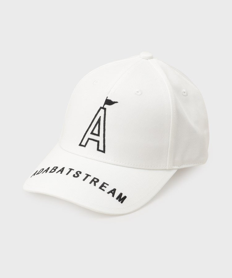 ADABAT STREAM STREAMエースキャップ アダバット 帽子 キャップ ホワイト ブラック【送料無料】