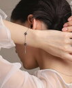 LHME 【LHME】Momentスリーフラワーブレスレット/ブラック/サージカルステンレス ライオンハート アクセサリー・腕時計 ブレスレット・バングル ゴー...