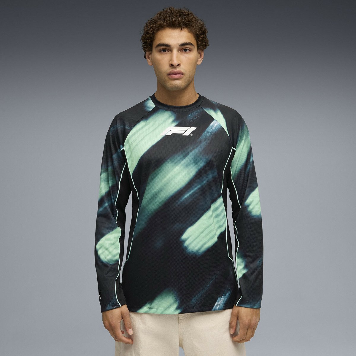 【SALE／30%OFF】PUMA メンズ モータースポーツ F1 ライフスタイル レーシング 長袖 ジャージー シャツ..