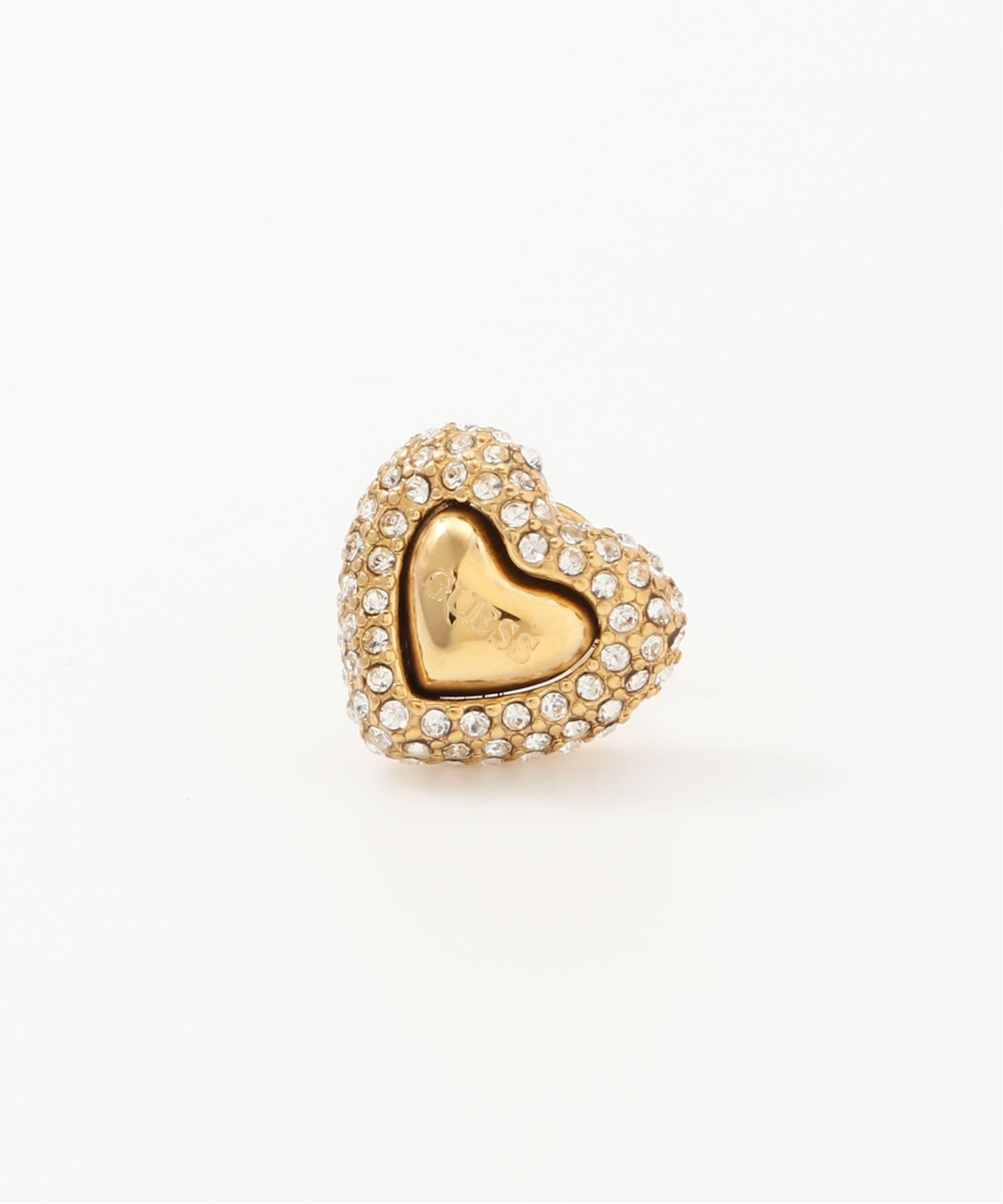 GUESS GUESS アクセサリー ピアス (W)BELOVED 13MM PAVE HEART STUDS ゲス アクセサリー・腕時計 ピアス ゴールド【送料無料】