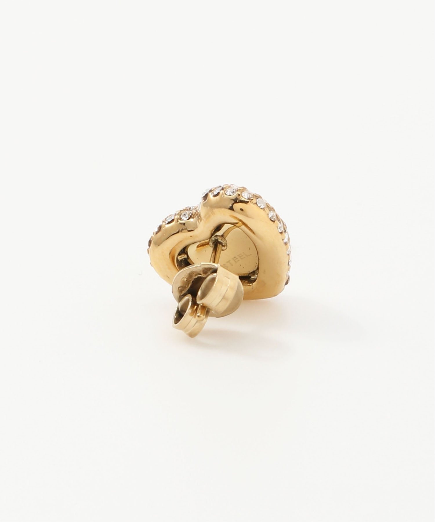 GUESS GUESS アクセサリー ピアス (W)BELOVED 13MM PAVE HEART STUDS ゲス アクセサリー・腕時計 ピアス ゴールド【送料無料】