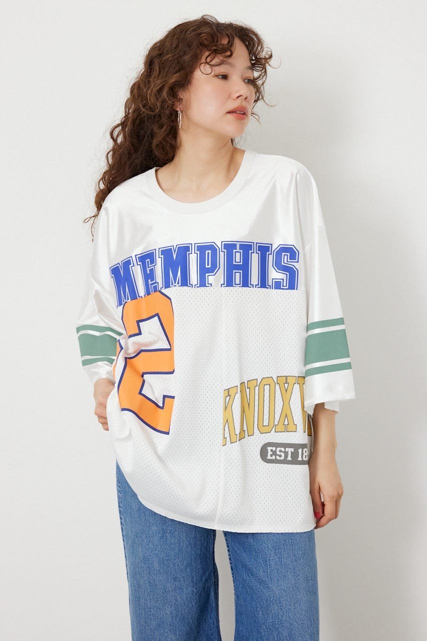 RODEO CROWNS WIDE BOWL リメイク 2WAY GAMEトップス ロデオクラウンズワイドボウル トップス カットソー・Tシャツ ネイビー ブラック ホワイト【送料無料】