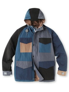 Crazy Pattern Hooded Jacket 387-57003: Black Crazy Pattern Hooded Jacket 387-57003: Black