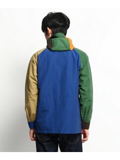 Crazy Pattern Hooded Jacket 387-57003: Blue Crazy Pattern Hooded Jacket 387-57003: Blue