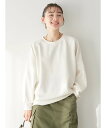 【SALE／45 OFF】AMERICAN HOLIC ジョーゼット袖ボリュームプルオーバー/ゆったりシルエット/体型カバー/春/24SS アメリカン ホリック トップス カットソー Tシャツ ホワイト グレー ブラック グリーン