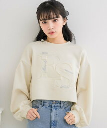 【SALE／30%OFF】ems excite エンボスロゴポンチCT レトロガール トップス その他のトップス ホワイト ピンク グリーン
